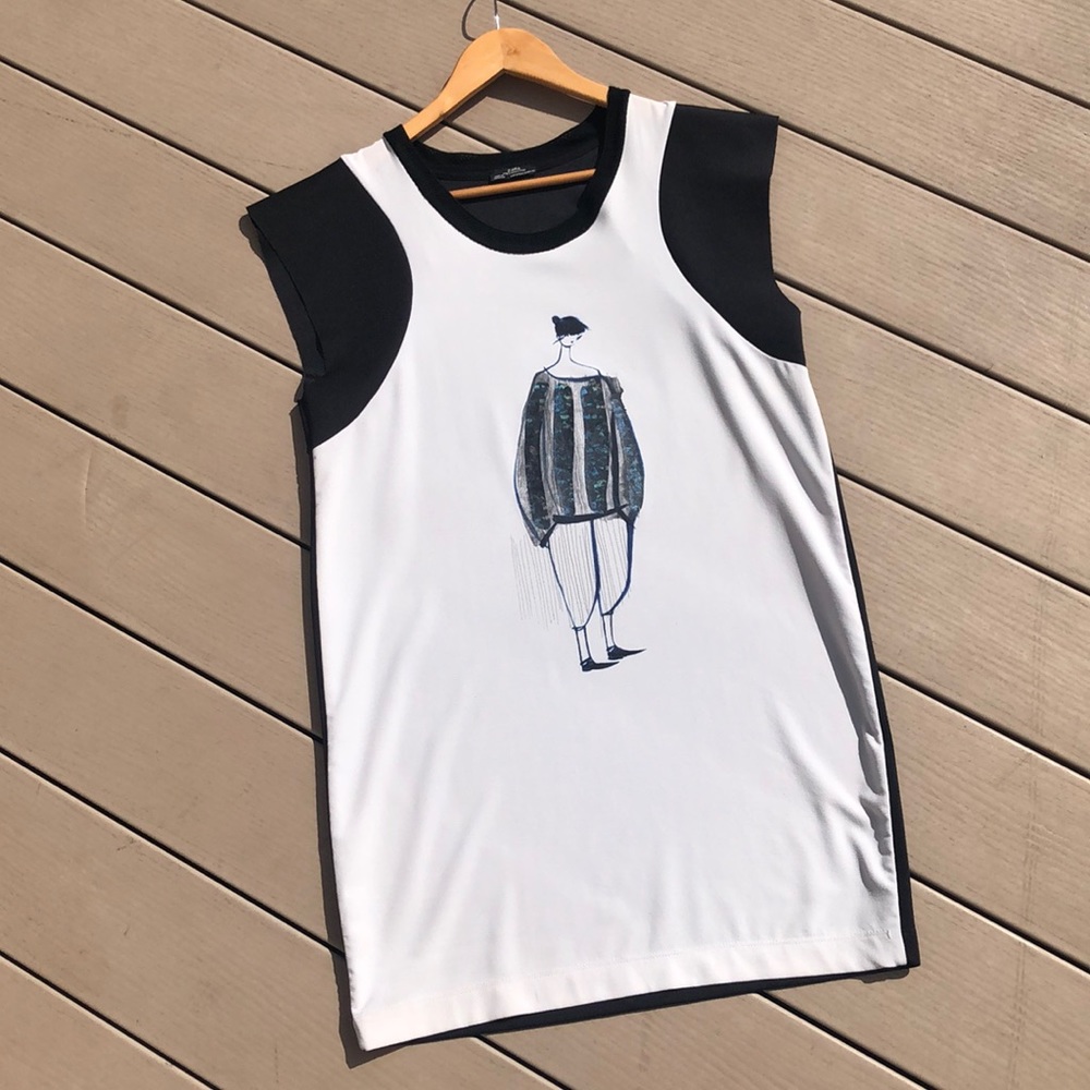 Zara | W&B Collection Scuba Shift Dress